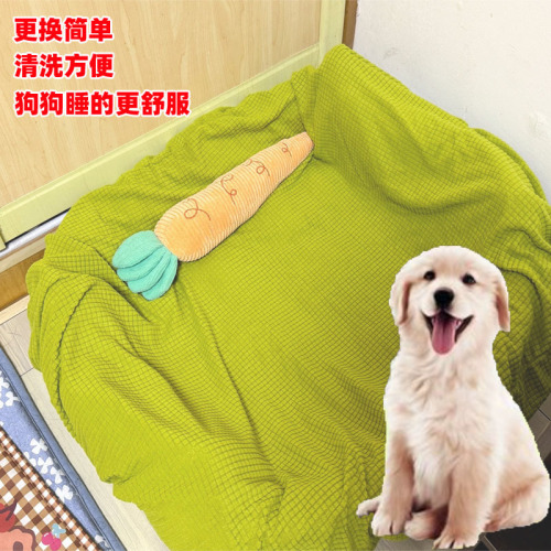 Pet dog bed cover set, cat bed mat, four-season universal dog pad cover, fitted sheet set, durable bedspread.