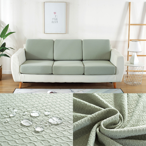 Sofa cover waterproof, non-slip and urine insulation New pure color Nordic narrow armrest half-pack cushion cover backrest cover sofa cover