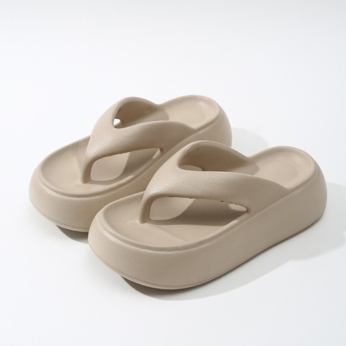 Source factory platform sole herringbone niu slippers women's summer slippers thick-soled EVA outer wear sandals with a sense of stepping on the beach