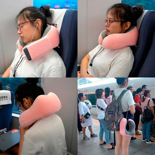 Camelback U-shaped memory pillow, neck pillow, U-shaped memory foam pillow, U-shaped pillow design, travel pillow, latex