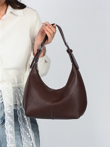 Cross-border Crescent Large Capacity Portable Shoulder Bag Women's 2026 Popular New Classic Spring and Summer Fashion Armpit Women's Bag