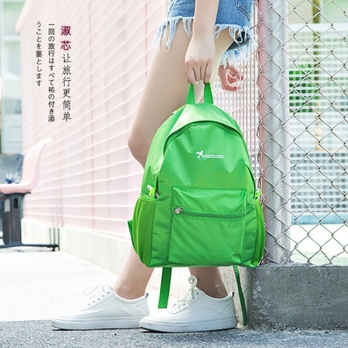 Japanese folding travel bag large capacity backpack women's backpack factory outdoor mountaineering bag cycling Shuxin brand