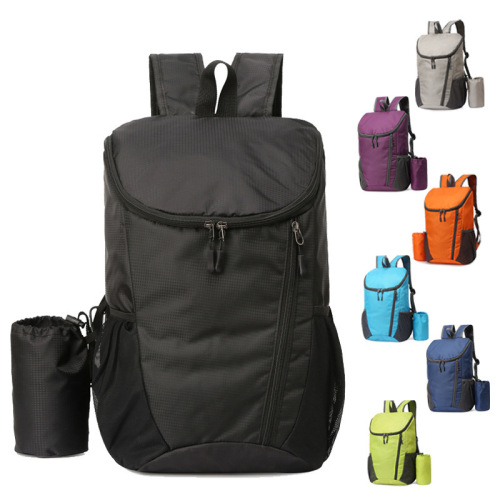 Cross-border school bag dual-shoulder backpack large-capacity foldable bag lightweight waterproof outdoor bag travel sports backpack with logo printing