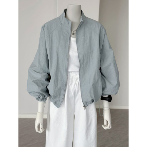 Korean sun protection clothing for women, thin popular style jackets, casual jackets, spring and summer outdoor casual versatile sports jackets for women