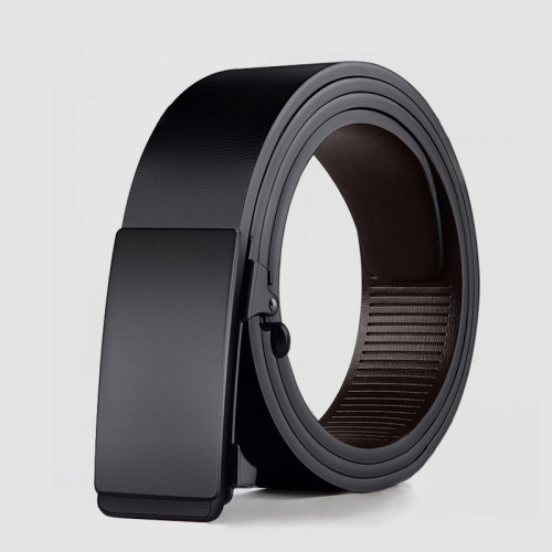 Belt men's alloy automatic buckle inner belt business casual men's belt cowhide trouser belt