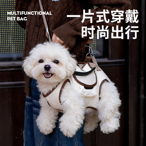 Pet dog small dog Maltese portable cross-body handbag shoulder bag pet bag sling bag cross-border