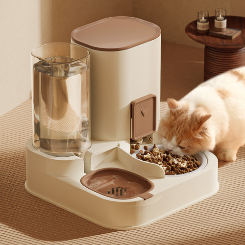 Automatic feeding and watering all-in-one machine pet water dispenser feeder cat water dispenser cat bowl dog bowl cross-border wholesale