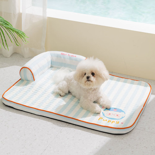 26 years new kennel spring and summer latex mat cool cat bed small and medium-sized dog bed pillow pet sofa nest