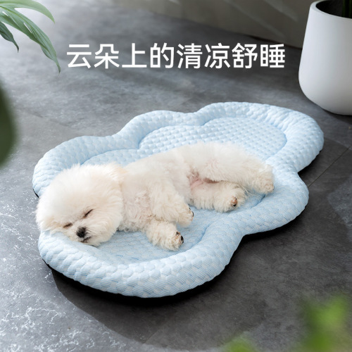 Spring and summer dog cloud shape 3D cool mat cool cat kennel kennel small dog pet breathable enclosure den