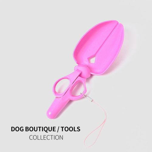 Pet cleaning supplies, dog poop scooper, scissor type poop picker, cat poop pick-up tool