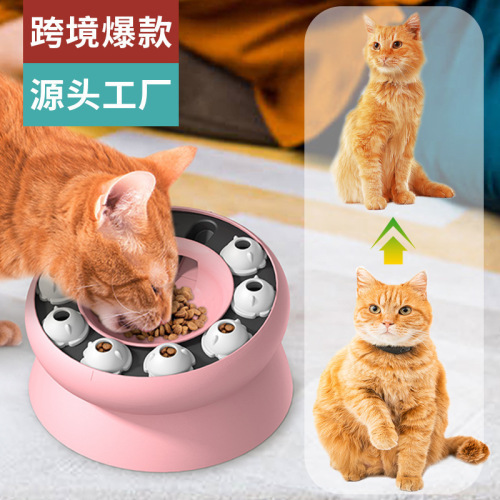 Cross-border pet supply maker’s new popular Amazon Slow Food Slow Food Cat Bowl educational cat toy