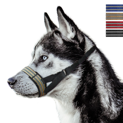 New pet muzzle, adjustable tactical dog muzzle, anti-bite dog mask, pet supplies in stock