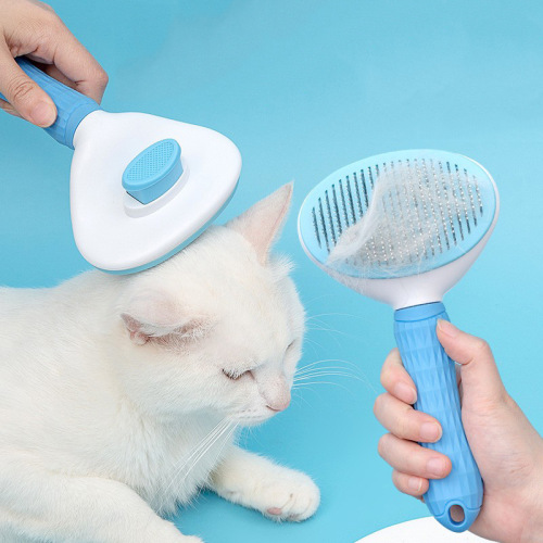 One-click hair removal pet comb, beauty styling cat comb, automatic hair removal, dog supplies, floating hair removal, hair removal and shaving