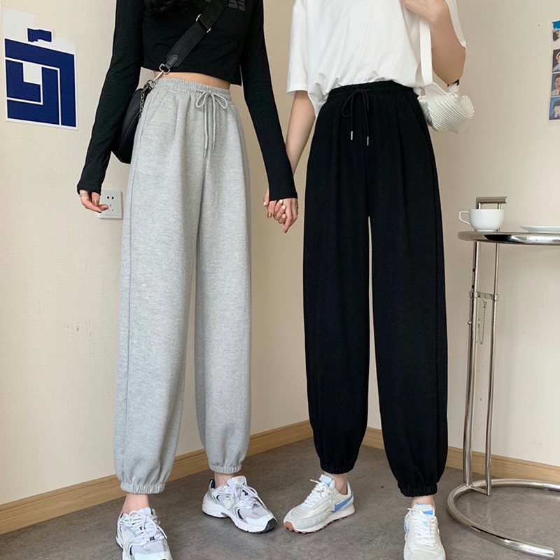 Fish scale cloth 6535 cotton spring and autumn sports pants Leggings Harlan pants casual pants women