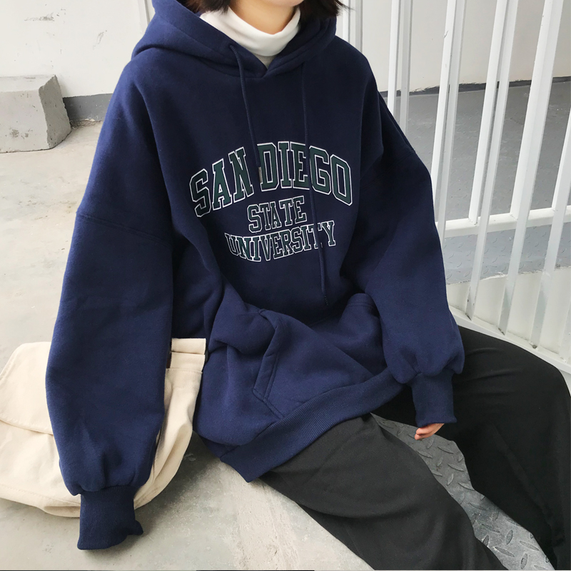 Women's sweater new autumn and winter Japan and South Korea loose print ins top