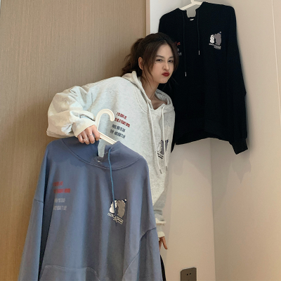 Design sense minority Plush thickened sweater for women