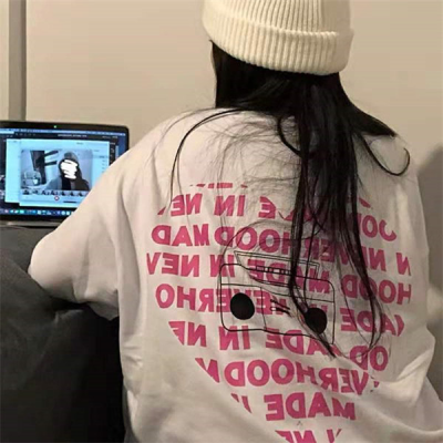 Autumn and winter round neck thin sweater loose Korean top female student Harajuku style foreign style versatile round neck Pullover