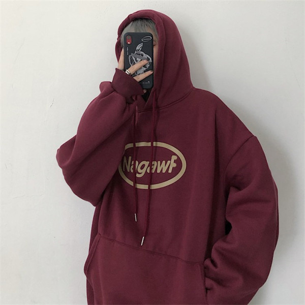 Hooded sweater women's Korean loose long sleeved jacket