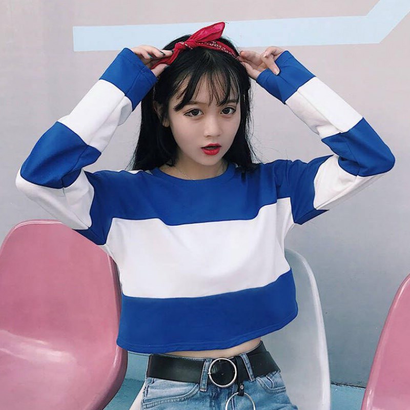 Color blocking Plush thickened warm T-shirt women's long sleeve autumn and winter 2019 new slim top versatile bottoming shirt