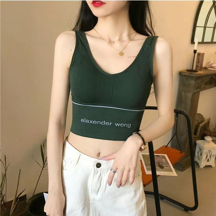 Summer new beautiful back underwear women's net red same sexy gathered bra King sports vest underwear for women
