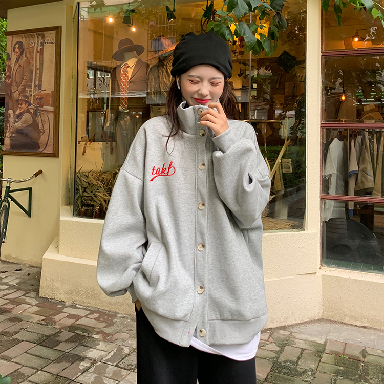 2021 early autumn top, sweater, women's clothes, autumn new Korean gentle BF style design, long sleeve jacket, fashion
