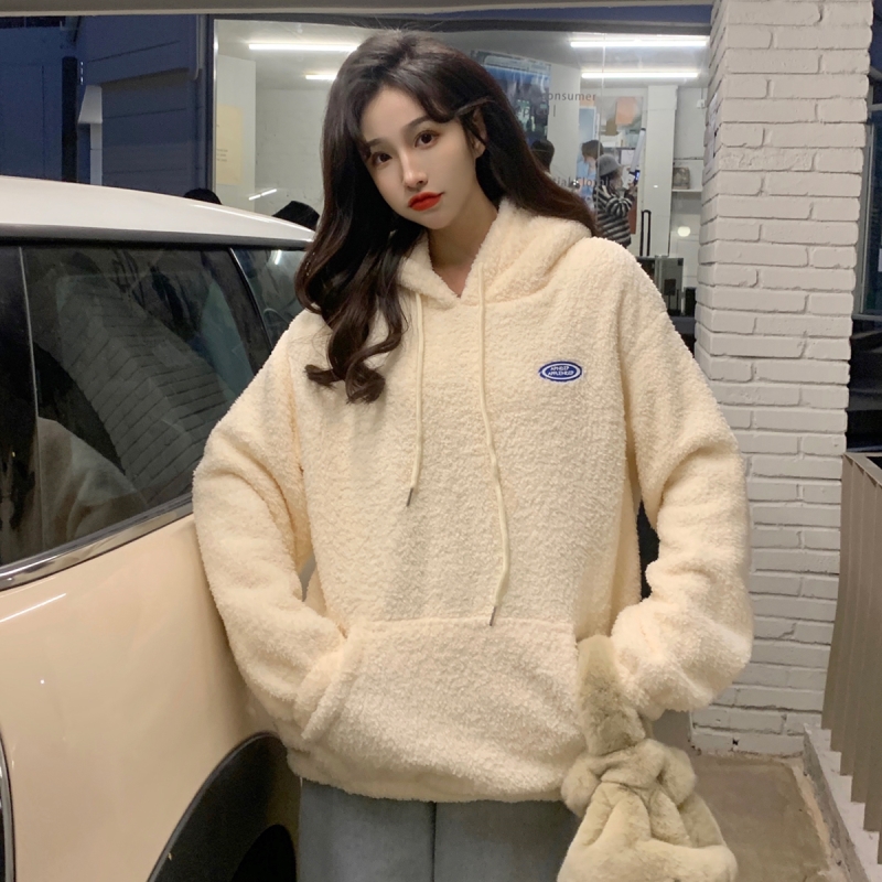 Real price 300g imitation cashmere sweater women's cashmere Hooded