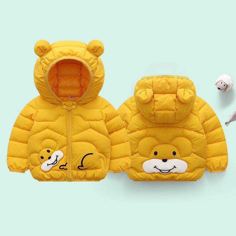 Off season clearance children's light down cotton padded clothes autumn and winter boys' and girls' cotton padded clothes baby coat children's warm cotton padded jacket