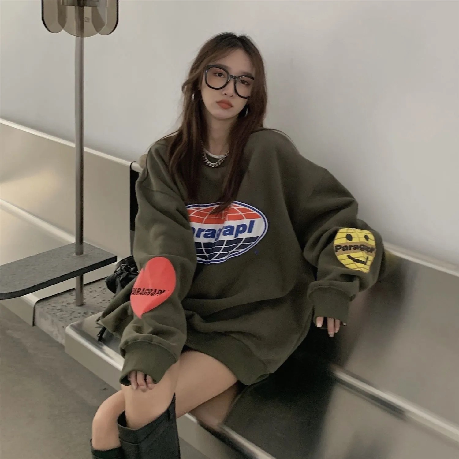 6535 fish scale spring and autumn thin sweater women's long sleeve top