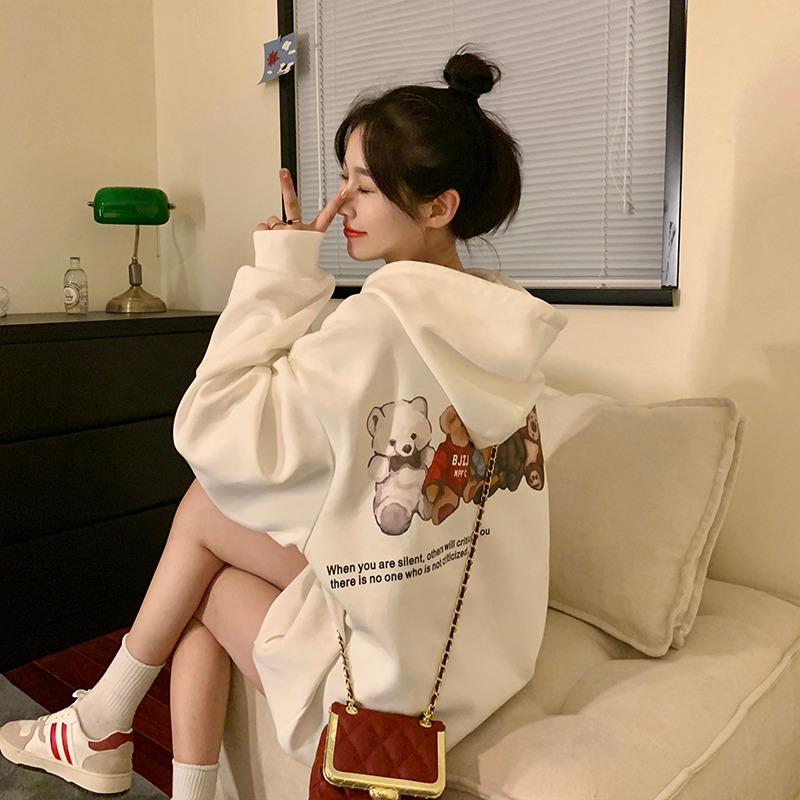 Official figure real price [6535 fish scales] women's loose top of new American retro Street sweater in spring and Autumn