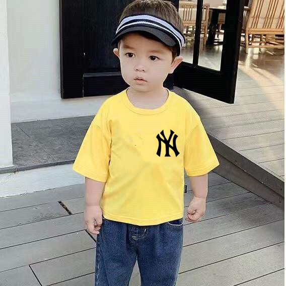 Cotton short sleeve T-shirt for children boys and Girls Summer middle school children's men's and women's T-shirt (100% combed cotton)