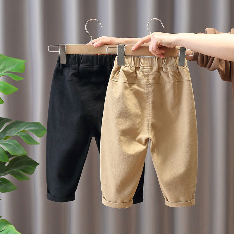 Boys' pants spring and autumn casual pants  autumn new children's sports pants net red baby fashion trend