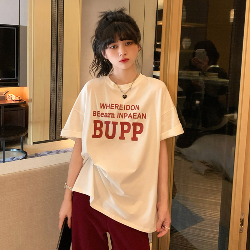 6535 cotton 180g 2022 new short sleeve T-shirt for women