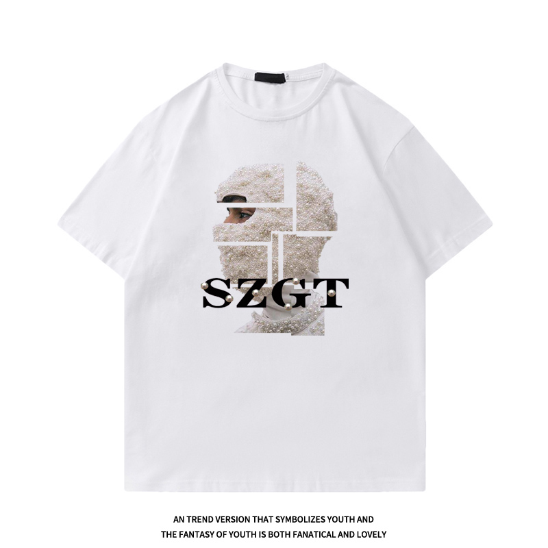 Cotton short sleeve T-shirt women's summer 2022 medium long round neck Korean new cartoon top large women's wear