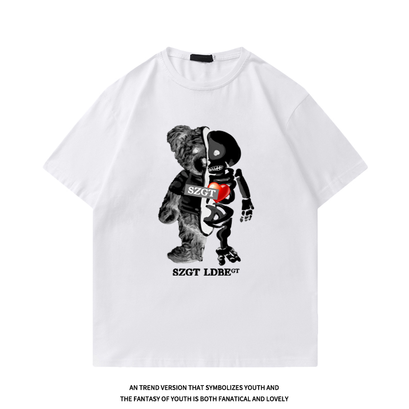 New print women's T-Shirt Medium sleeved cartoon shirt 2022