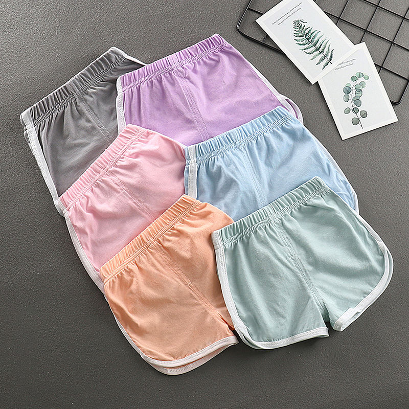 Baby shorts pure cotton baby summer thin 1-6 years old wear casual sports pants Capri pants men's and women's treasure pants