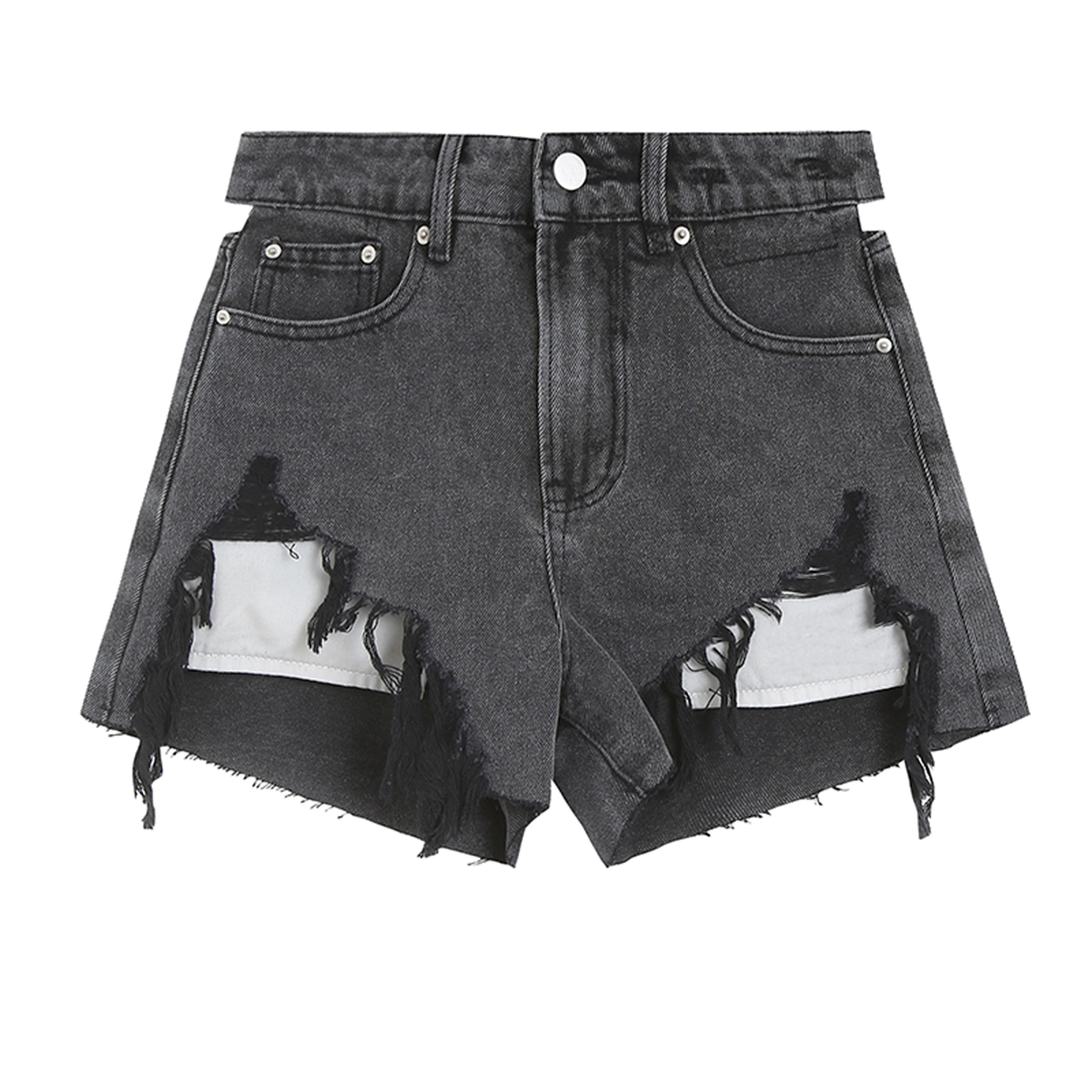 Kvkv "Max short" Spice Girls destroy washed denim shorts