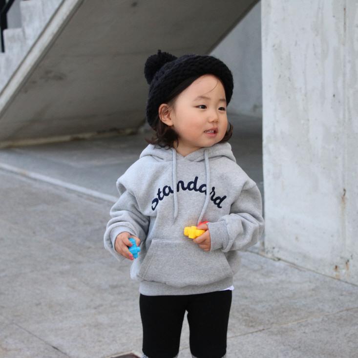 Children's clothing 2022 new children's fleece sweater tops boys and girls thickened hoodies foreign style warm baby tide
