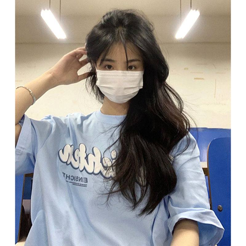 27348 special offer (200g pure cotton pull shoulder strip) Douyin quality pure cotton short-sleeved T-shirt