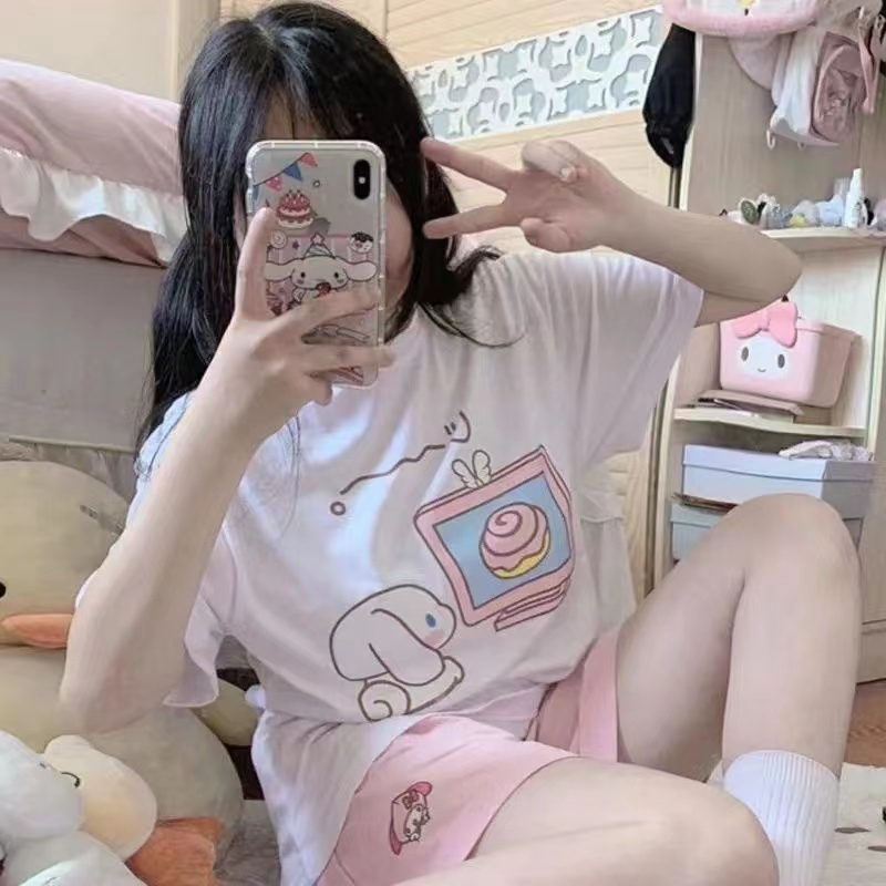 27393 special price (200g pure cotton pull shoulder strip) Douyin quality pure cotton short-sleeved T-shirt