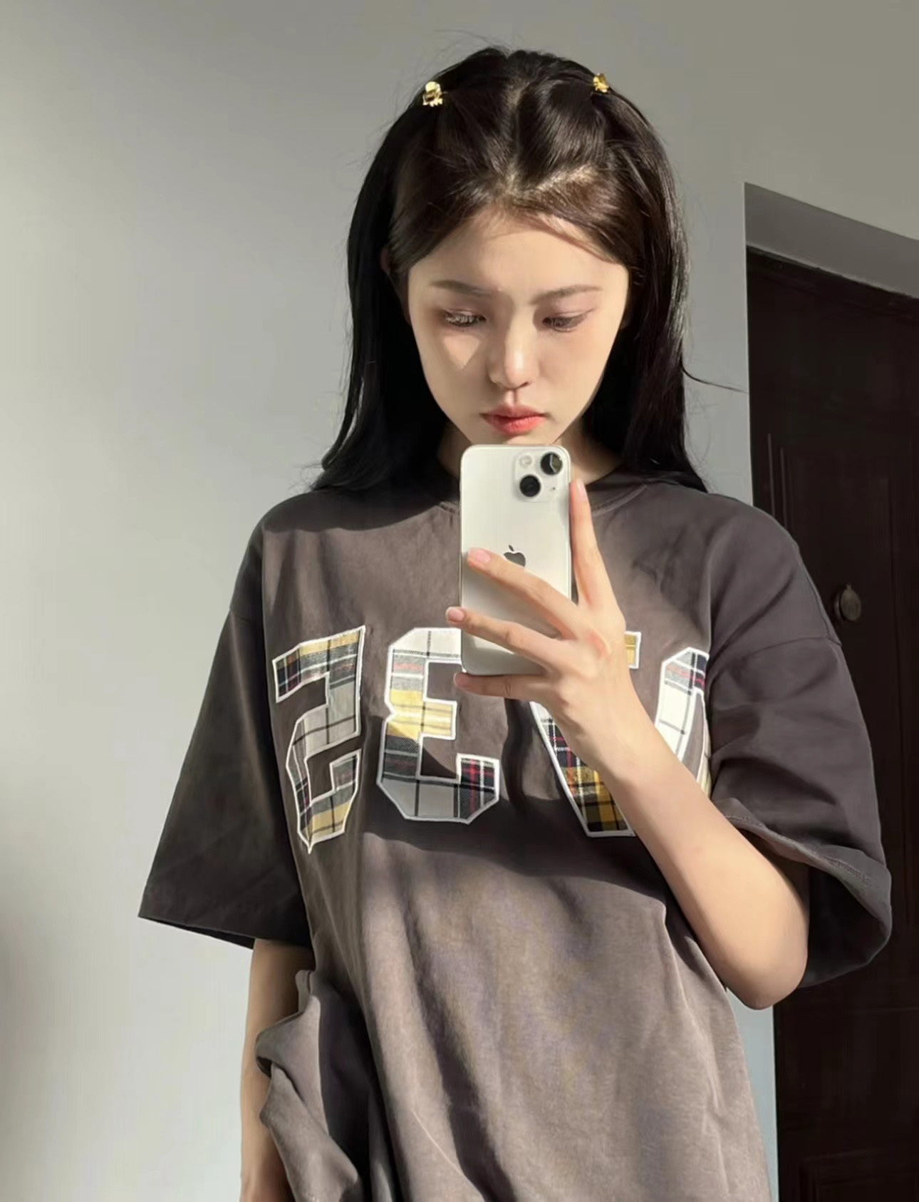 27367 special offer (200g pure cotton pull shoulder strip) Douyin quality pure cotton short-sleeved T-shirt