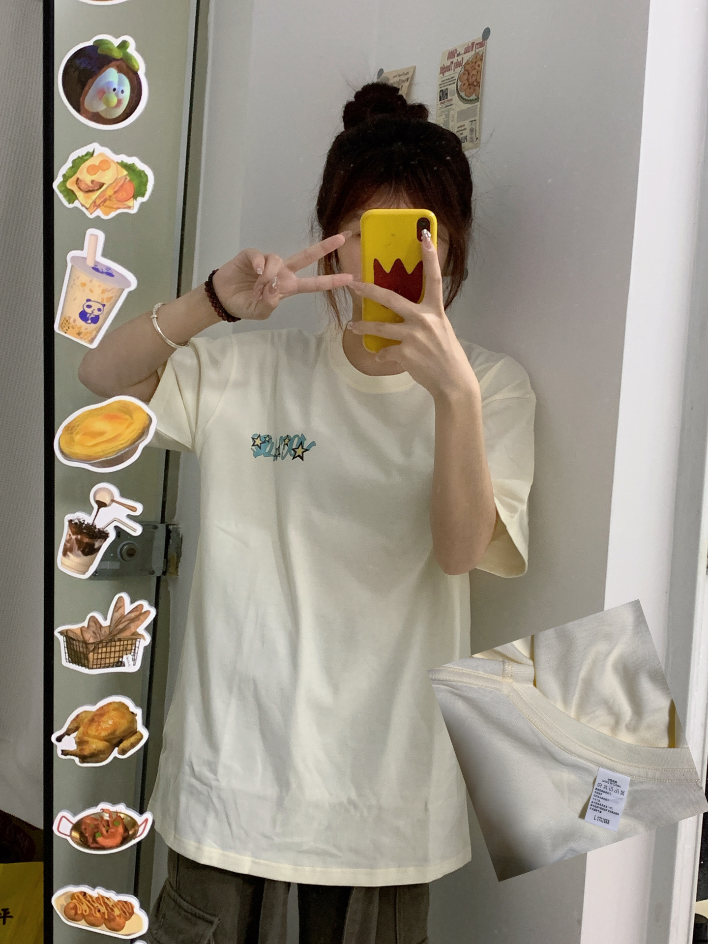 27420 special price (200g pure cotton pull shoulder strip) Douyin quality pure cotton short-sleeved T-shirt