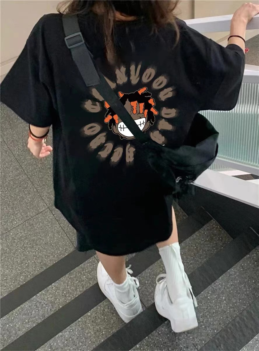 27400 special price (200g pure cotton pull shoulder strip) Douyin quality pure cotton short-sleeved T-shirt