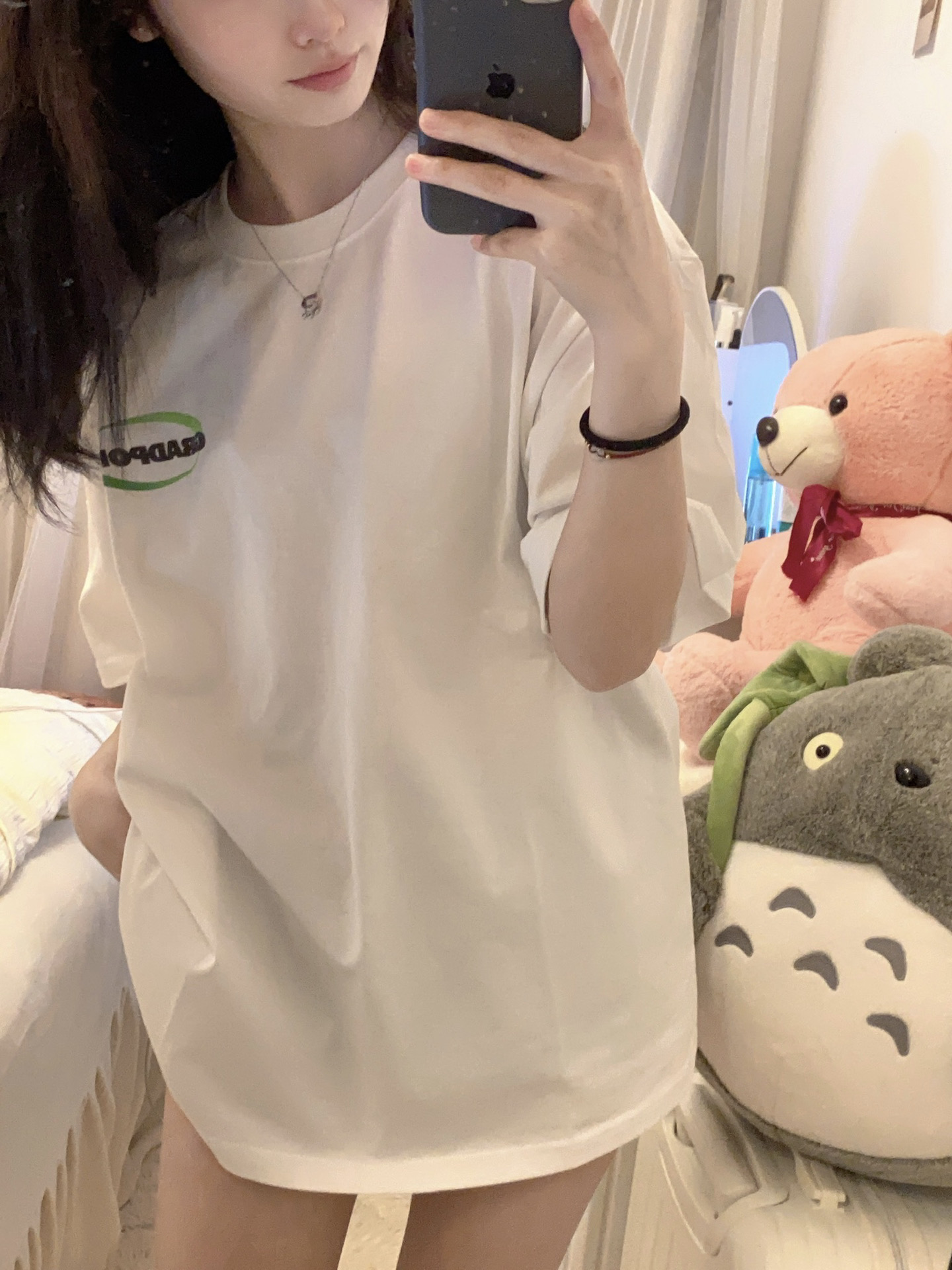 27421 special price (200g pure cotton pull shoulder strip) Douyin quality pure cotton short-sleeved T-shirt