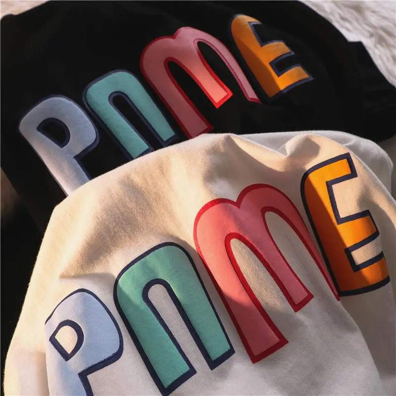 Short-sleeved t-shirt women's summer loose top new ins tide design sense niche oversize half-sleeved