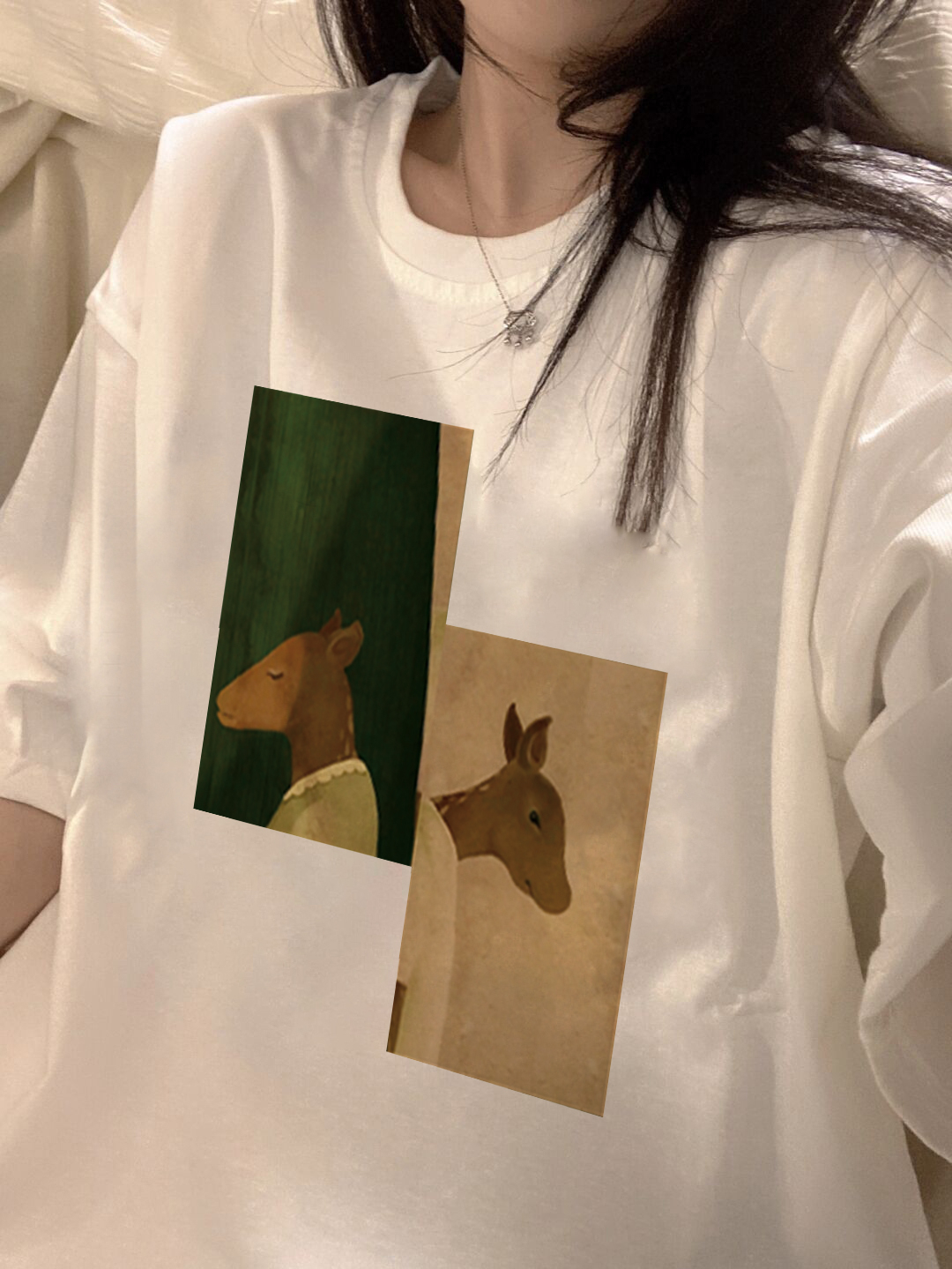 短袖t恤女夏寬鬆chic港味半袖oversize上衣服
