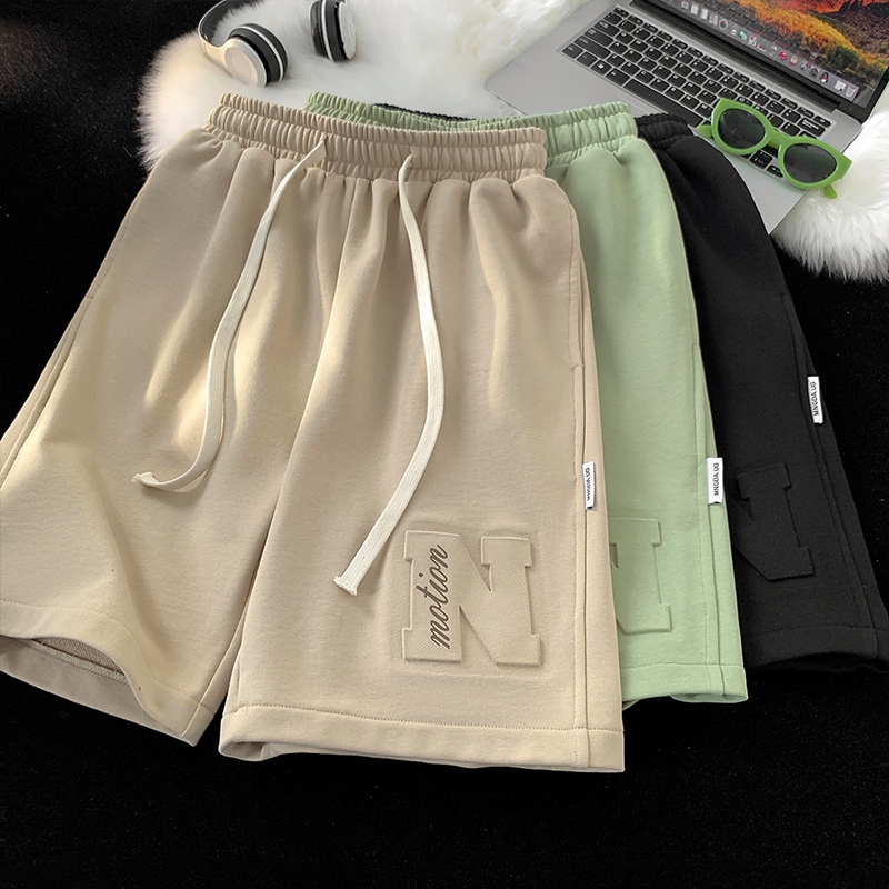 Shorts women's summer sports loose Korean version of the meat-covering a-line casual mid-pants wide-leg five-point pants