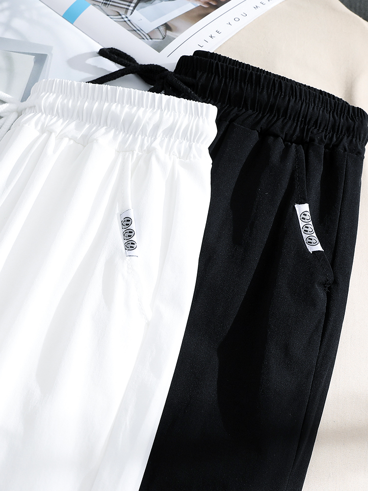 Ice silk sweatpants women's summer loose casual Chiffon Harun pants small quick drying mosquito proof Bloomers