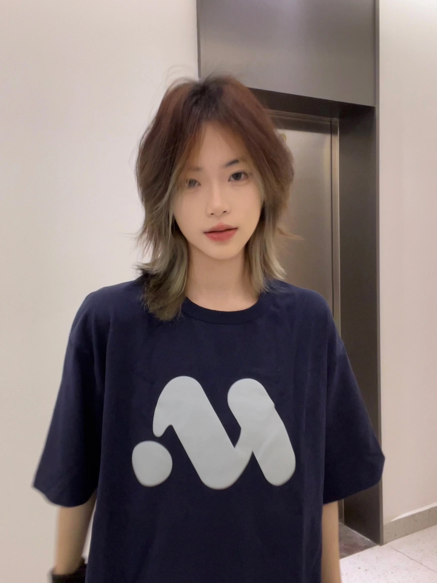 Cotton wrap collar summer t-shirt women's short-sleeved printed loose Korean ins top