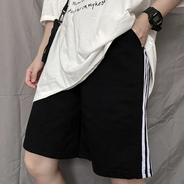 100% Cotton Official Picture Summer Sports Shorts Women's White Cropped Pants Loose Casual Pants Look Slim
