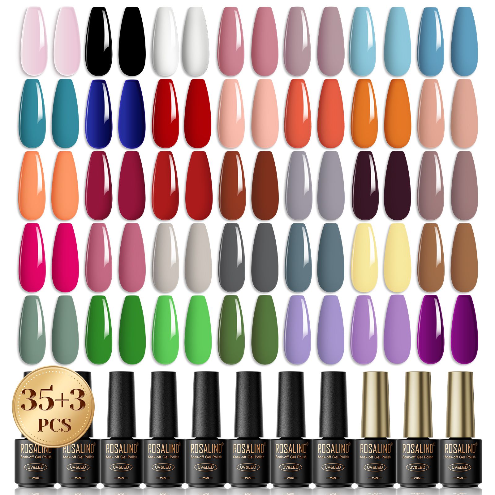 Manicure set full set of nail polish gel 2023 new nail shop dedicated shop popular 38 bottles of nail polish set